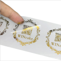 Printing matte gold foil copper paper custom stickers